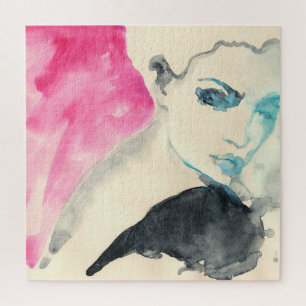 Portrait von Frauen: Aquarellbilder