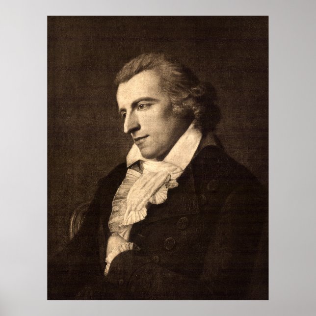 Portrait von Friedrich von Schiller Poster (Vorne)