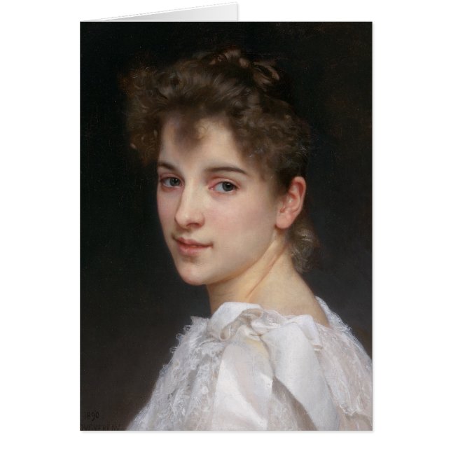 Portrait von Gabrielle Cot Bouguereau (Vorne)