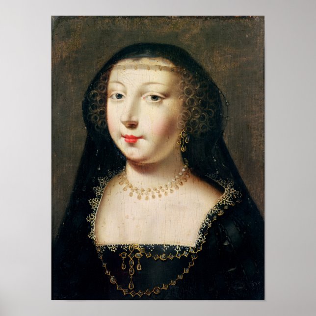 Portrait von Gabrielle d'Estrees Poster (Vorne)