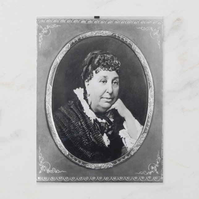 Portrait von George Sand Postkarte (Vorderseite)