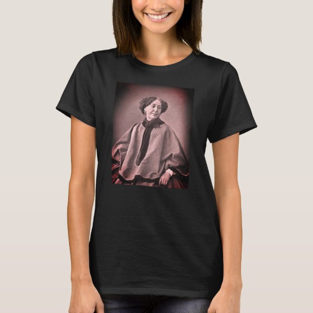 Portrait von George Sand von Nadar T - Shirt (Vorderseite)