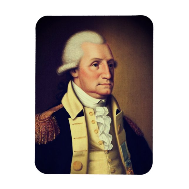 Portrait von George Washington (1790) Magnet (Vertikal)