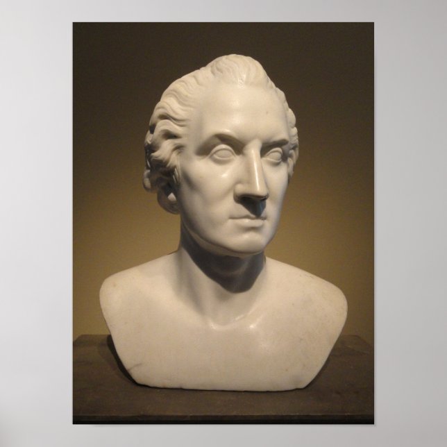 Portrait von George Washington | 1828-30 Poster (Vorne)