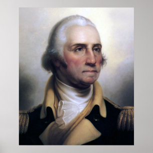 Portrait von George Washington Poster