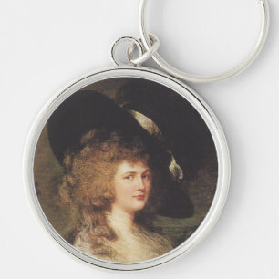 Portrait von Georgiana, Herzogin von Devonshire Schlüsselanhänger
