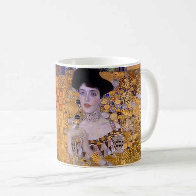 Portrait von Gustav Klimt Kaffeetasse (VorderseiteRechts)