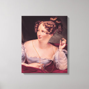 Portrait von Harriet Smithson Leinwanddruck