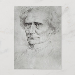 Portrait von Hector Berlioz Postkarte