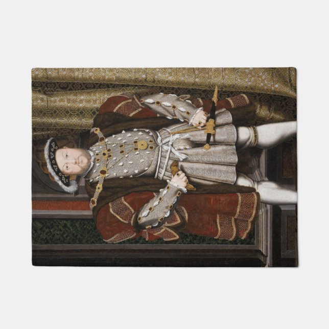 Portrait von Heinrich VIII (Hans Holbein der Jünge Fußmatte (Vorderseite)