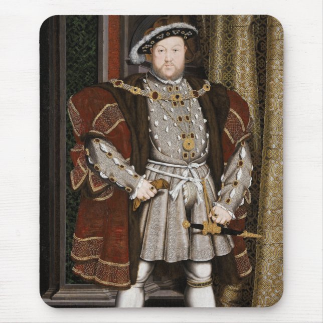 Portrait von Heinrich VIII (Hans Holbein der Jünge Mousepad (Vorne)