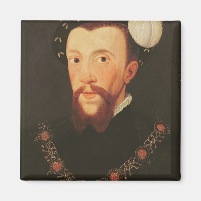 Portrait von Henry Howard, 1546 Magnet (Vorne)