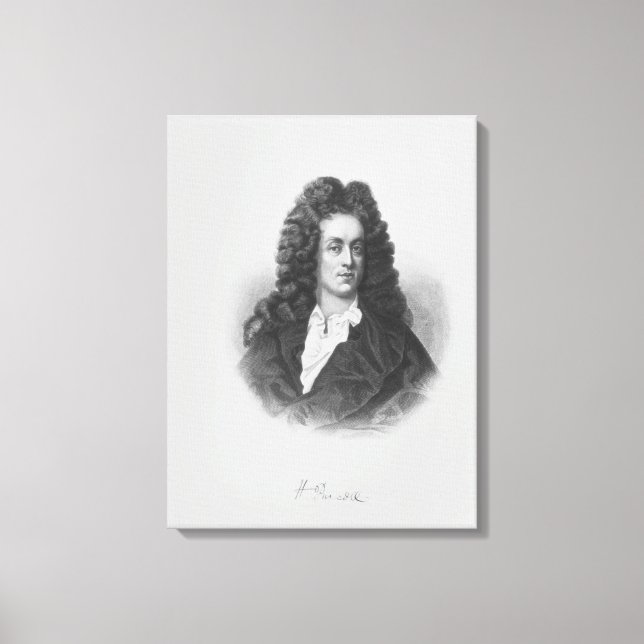 Portrait von Henry Purcell Leinwanddruck (Vorderseite)