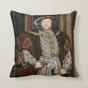 Portrait von Henry VIII Kissen