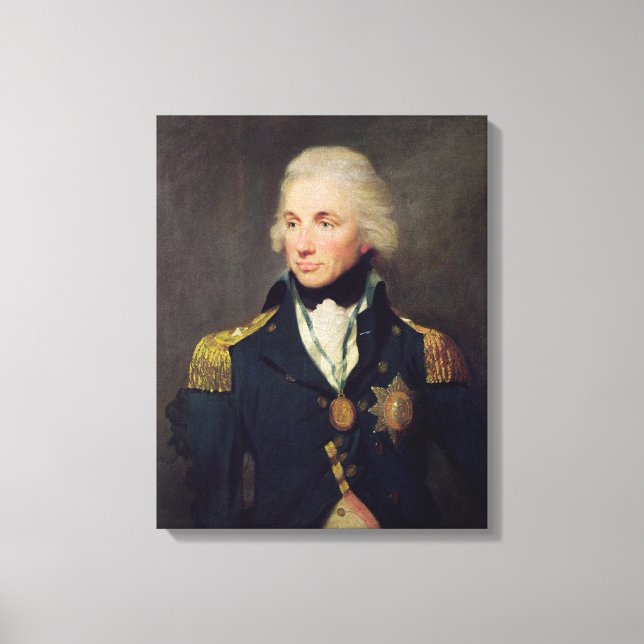 Portrait von Horatio Nelson , Viscount Nelson Leinwanddruck (Vorderseite)