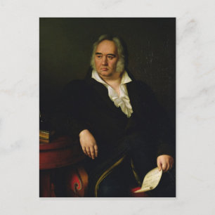 Portrait von Ivan A. Krylov, 1832 Postkarte