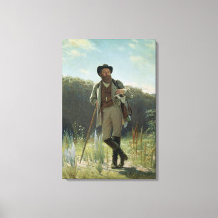 Portrait von Ivan Ivanovich Shishkin , 1873 Leinwanddruck