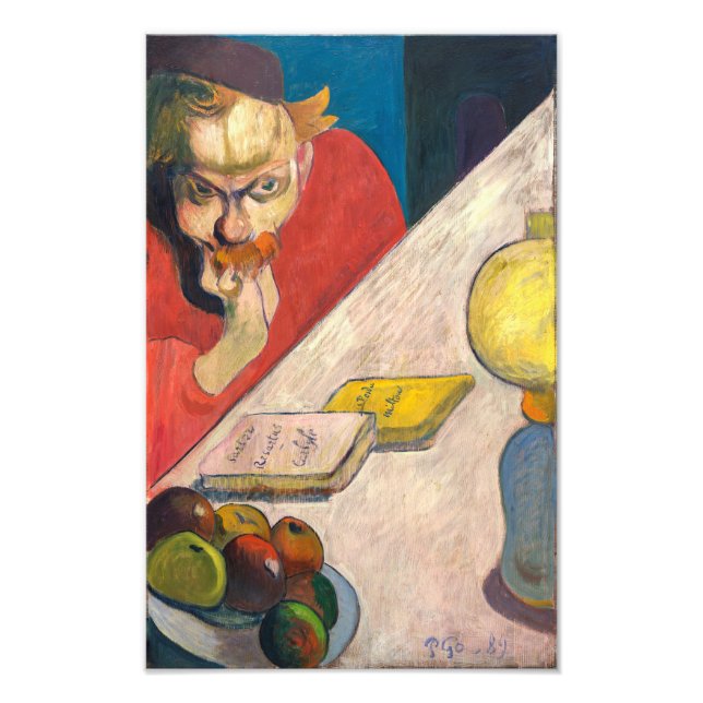 Portrait von Jacob Meyer de Haan | Gauguin | Fotodruck (Vorne)