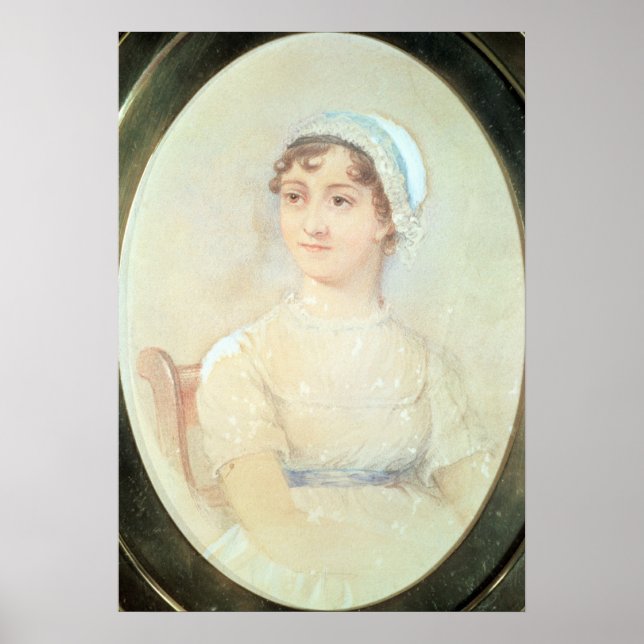 Portrait von Jane Austen Poster (Vorne)