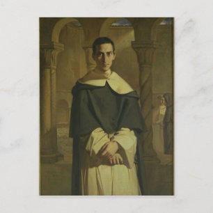 Portrait von Jean Baptiste Henri Lacordaire Postkarte