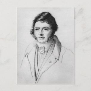 Portrait von Jean-Francois Champollion , 1830 Postkarte