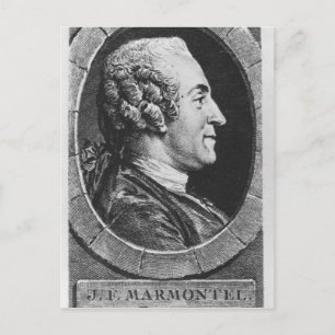 Portrait von Jean Francois Marmontel Postkarte