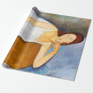 Portrait von Jeanne Hebuterne, Modigliani Geschenkpapier