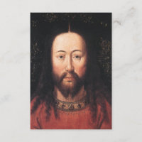 Portrait von Jesus Christus von Jan van Eyck