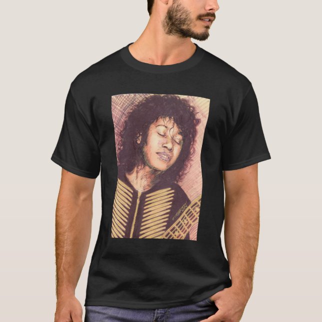 PORTRAIT VON JOAN ARMATRADING T-Shirt (Vorderseite)