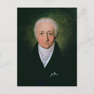 Portrait von Johann Wolfgang von Goethe , 1818 Postkarte