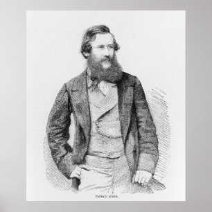 Portrait von John Hanning Poster