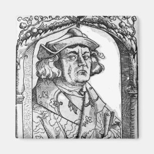 Portrait von John von Indagine Magnet