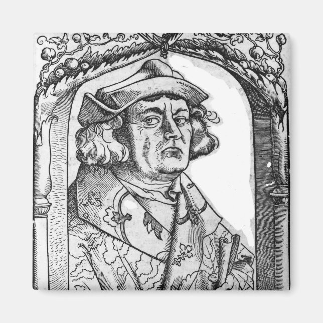 Portrait von John von Indagine Magnet (Vorne)