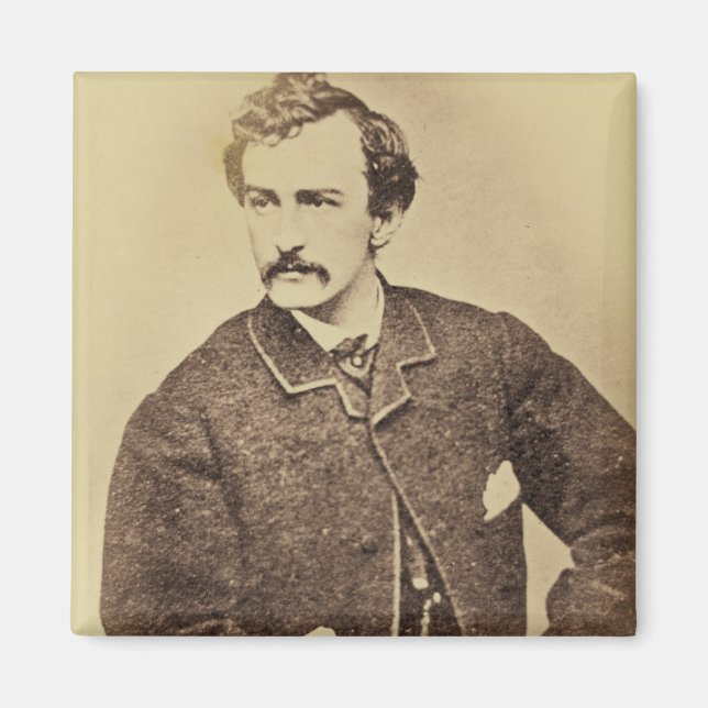 Portrait von John Wilkes Booth | 1861-65 Magnet (Vorne)