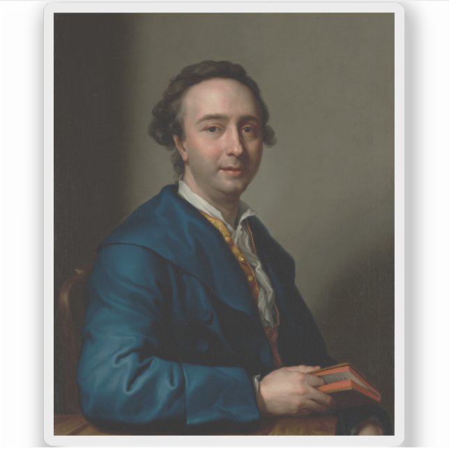 Portrait von José Nicolás de Azara, Nibbiano Marqu Aufkleber (Vorderseite)