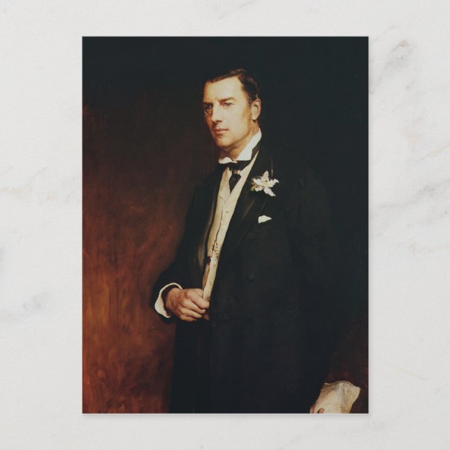 Portrait von Joseph Chamberlain, 1886 Postkarte (Vorderseite)