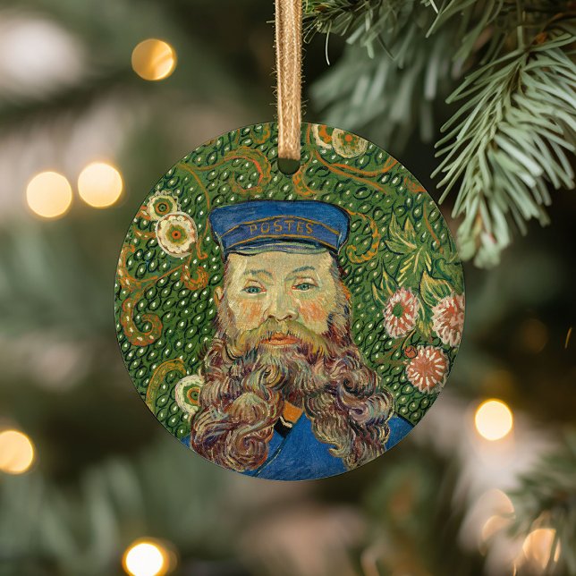 Portrait von Joseph Roulin | Vincent van Gogh Keramik Ornament (Von Creator hochgeladen)