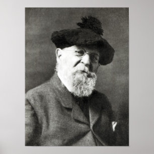Portrait von Joseph Wolf Poster