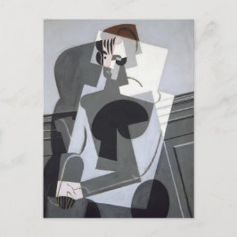 Portrait von Josette Juan Gris Cubism Postkarte