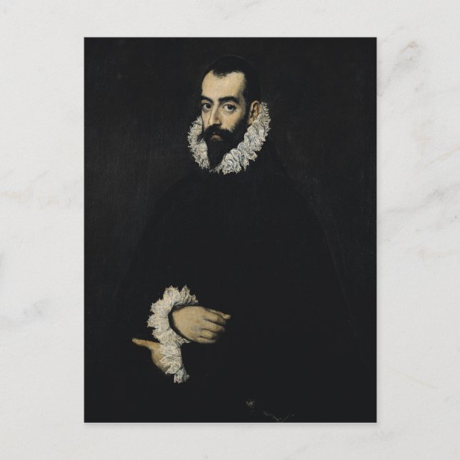 Portrait von Juan Alfonso de Pimentel y Herrera Postkarte (Vorderseite)