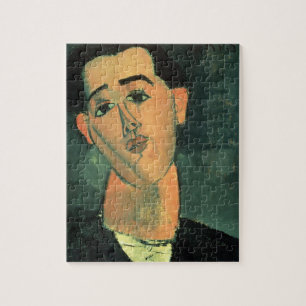 Portrait von Juan Gris (1887-1927) 1915 (Öl auf D