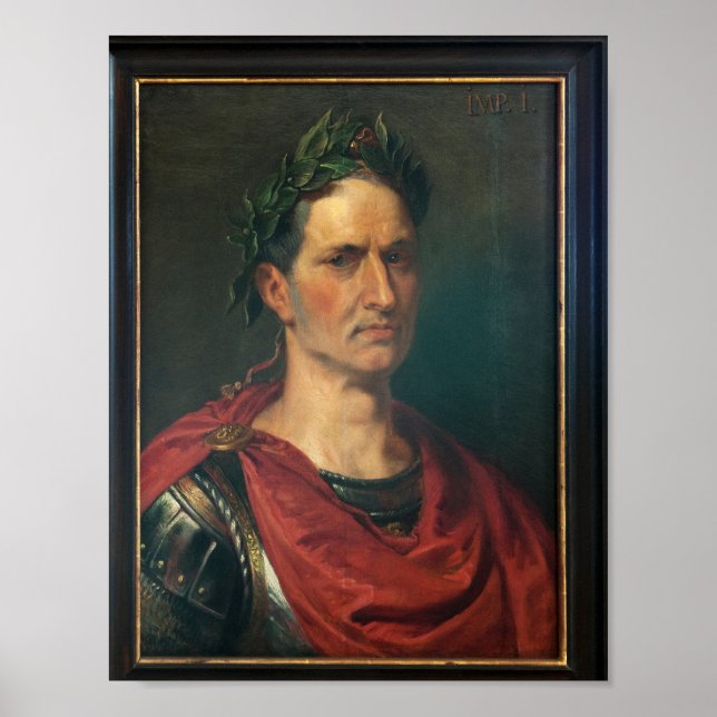 Portrait von Julius Caesar Poster (Vorne)