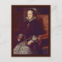 Portrait von Königin Maria von England durch Mor A