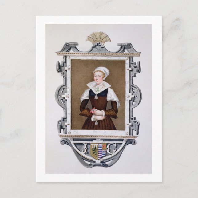 Portrait von Lady Jane Gray (1537-54) 'Nine-Days Q Postkarte (Vorderseite)