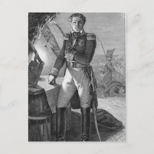 Portrait von Laurent de Gouvion Saint-Cyr Postkarte (Vorderseite)