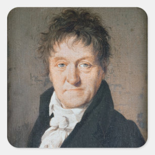 Portrait von Lazare Nicolas Marguerite Carnot Quadratischer Aufkleber