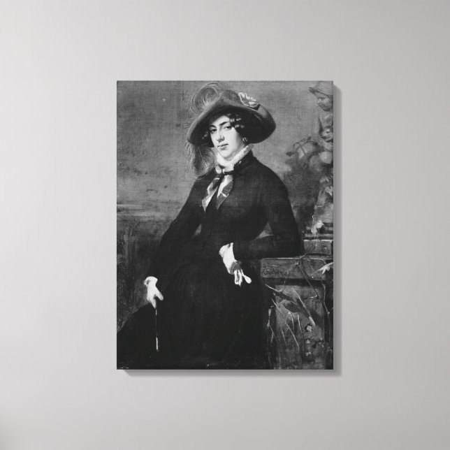 Portrait von Lola Montez , 1844 Leinwanddruck (Vorderseite)