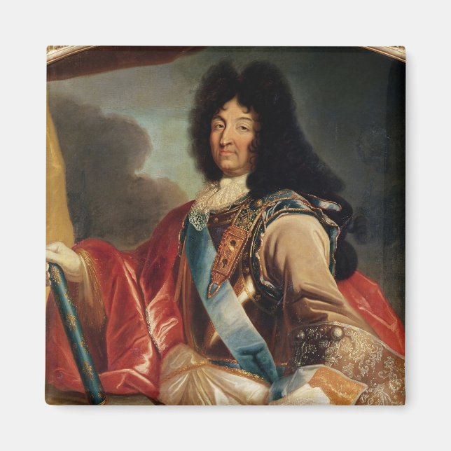 Portrait von Louis XIV 2 Magnet (Vorne)