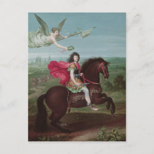 Portrait von Louis XIV 2 Postkarte