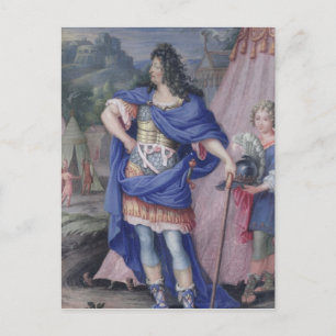 Portrait von Louis XIV König von Frankreich Postkarte